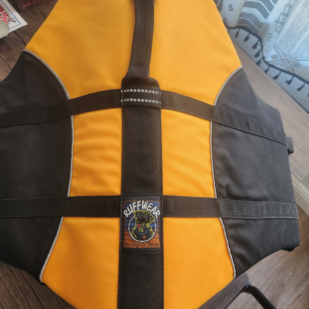 RuffWear Dog Life Jacket in Yellow and Black